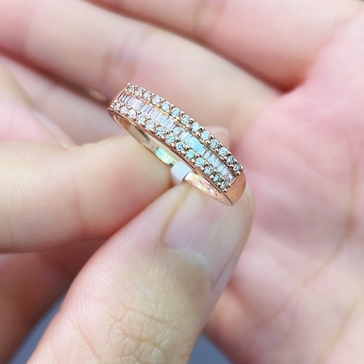 戒指/指环18K金镶嵌钻石