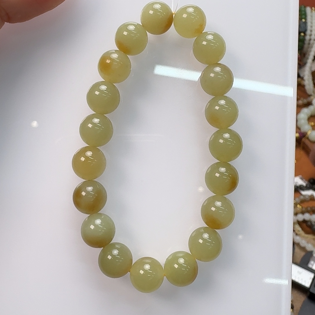 和田玉未镶嵌手链