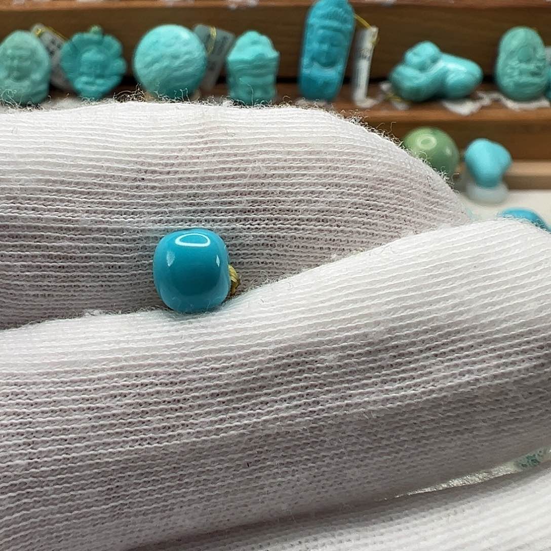 绿松石老型珠 未镶嵌