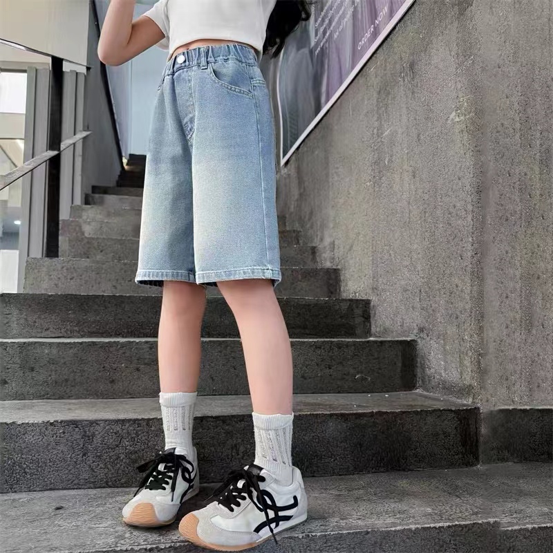 姐弟款夏季牛仔中裤822