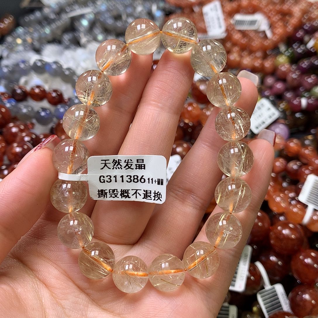 水晶手链未镶嵌，