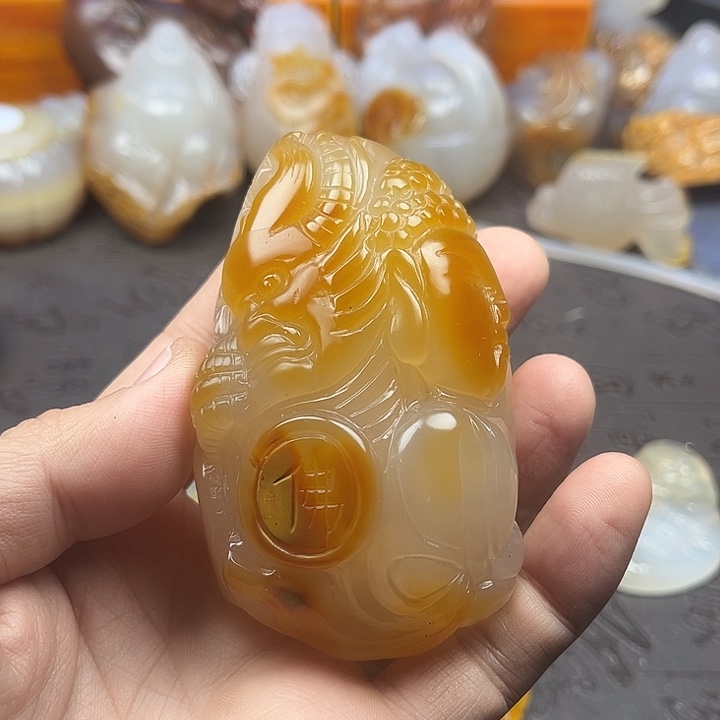 玛瑙/玉髓摆件未镶嵌