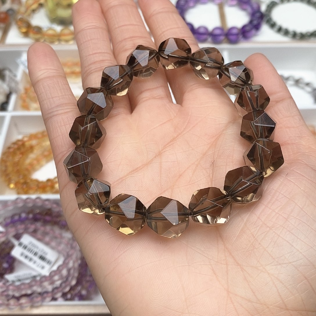 水晶手链未镶嵌遗***神茶晶刻面11