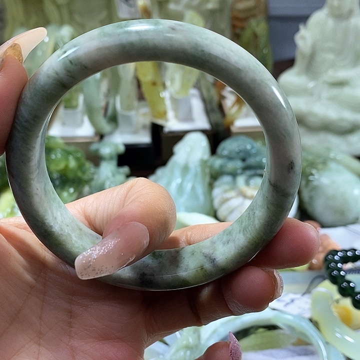 岫玉岫玉63口径未镶嵌