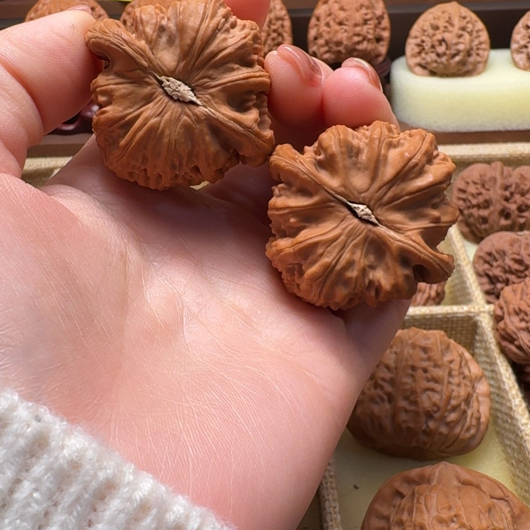 吊坠文玩核桃42全品白狮子