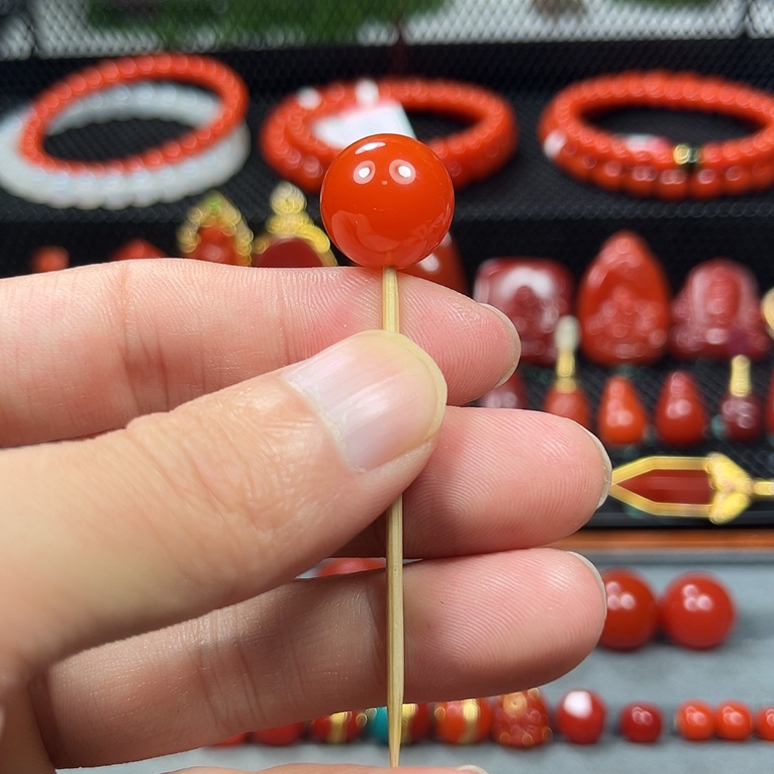 南红玛瑙未镶嵌福利款14.8mm