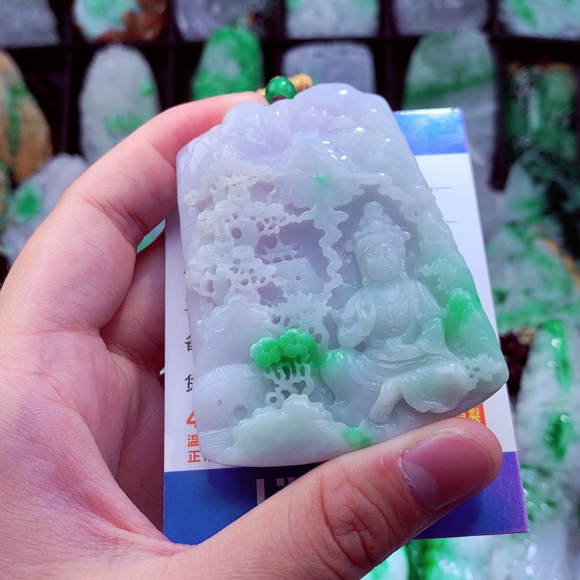 【闪购商品】翡翠颈饰未镶嵌挂件