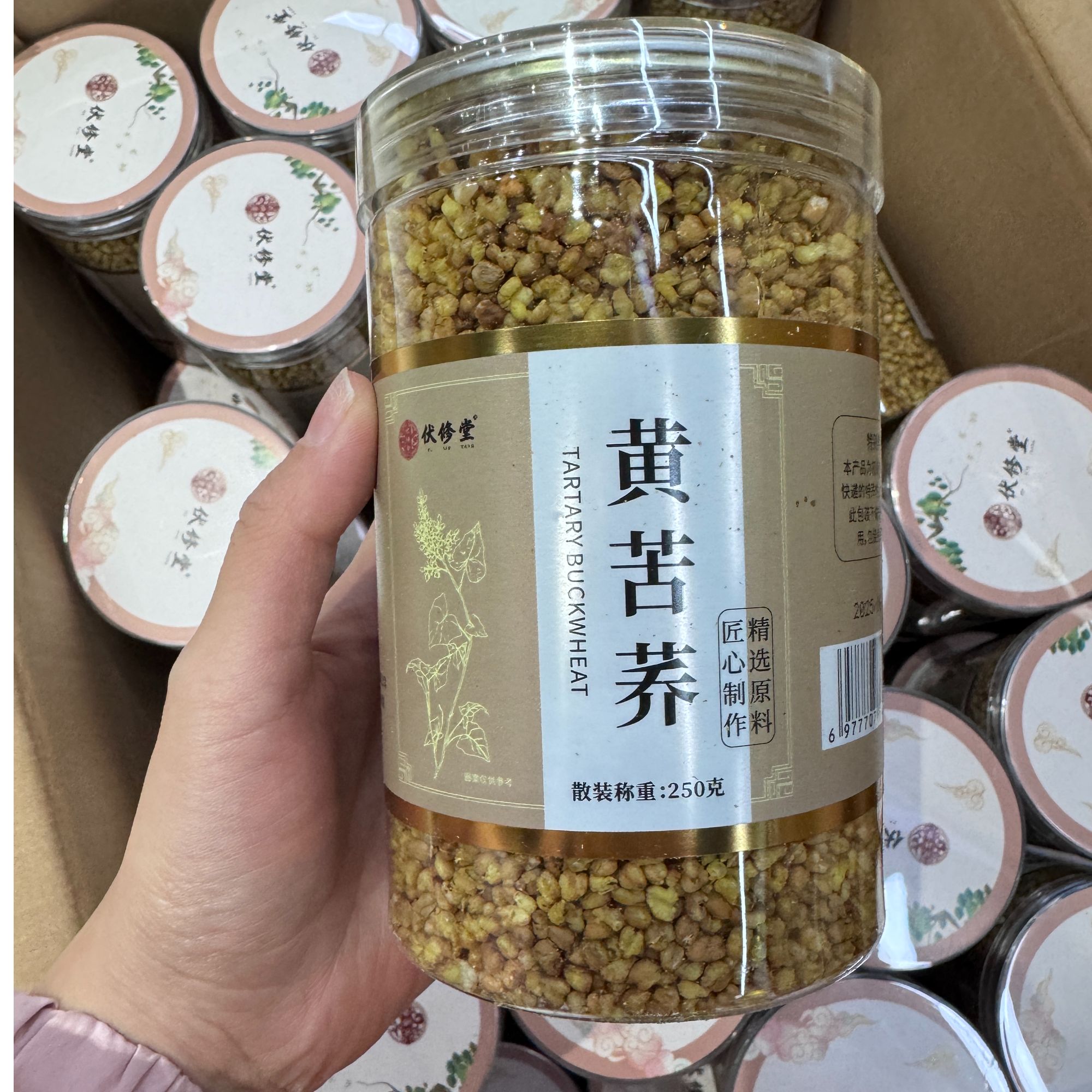 黄苦荞可冲泡烘焙炒熟泡茶