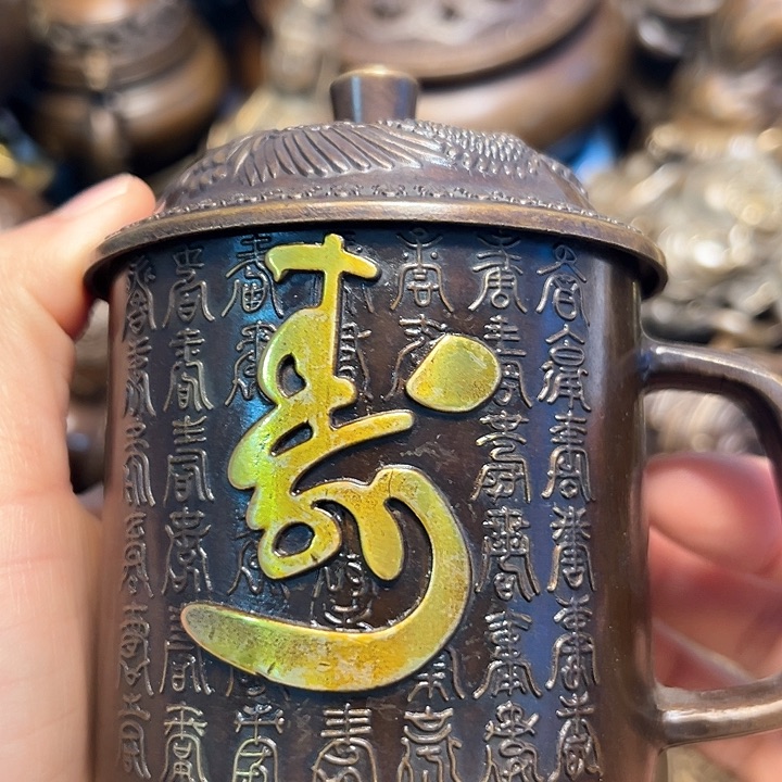 铜器摆件老王直播间