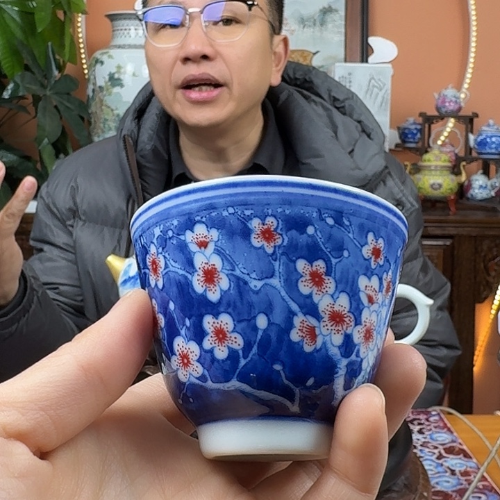 陶摆件景德镇陶瓷手工杯子
