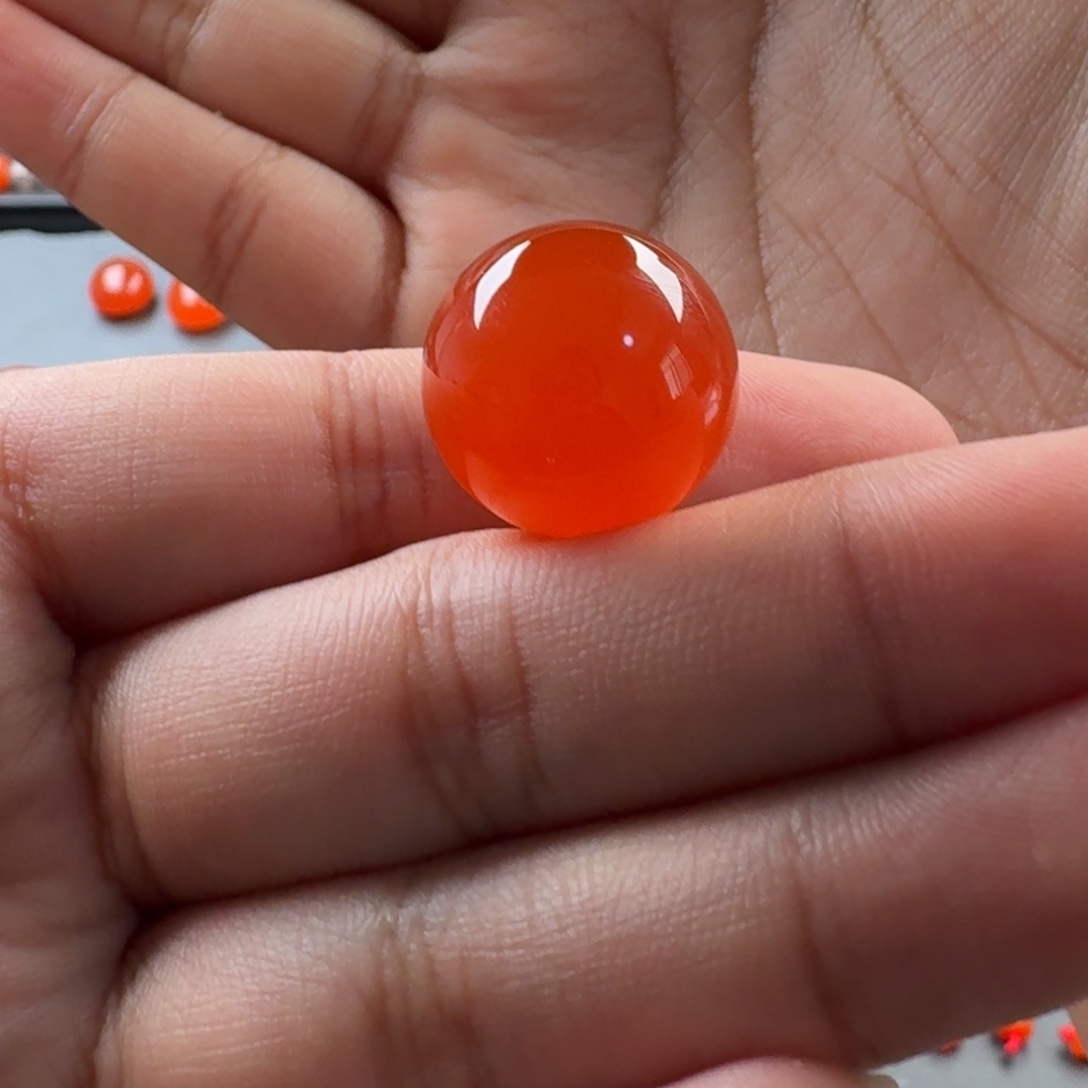 南红玛瑙未镶嵌圆珠18.3mm