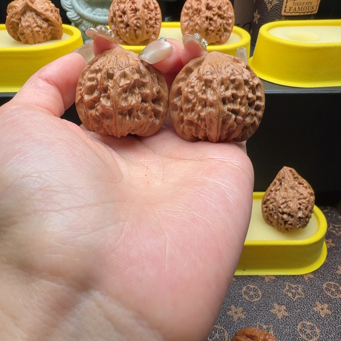 猴头核桃吊坠40寿桃