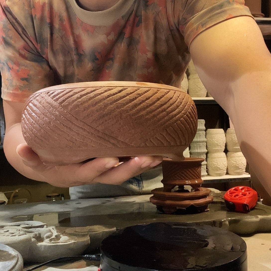 石头品格石器石头花盆