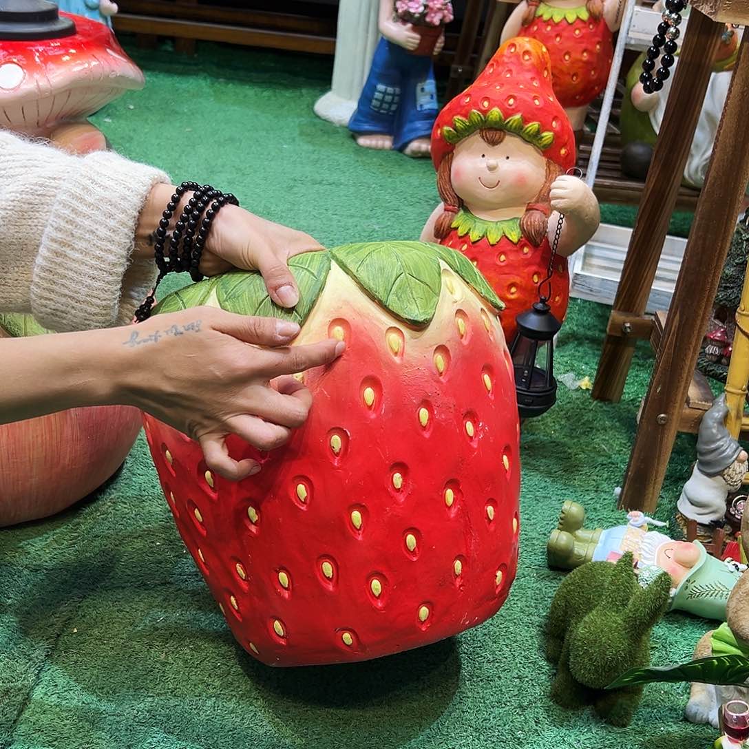 花园摆件红红火火