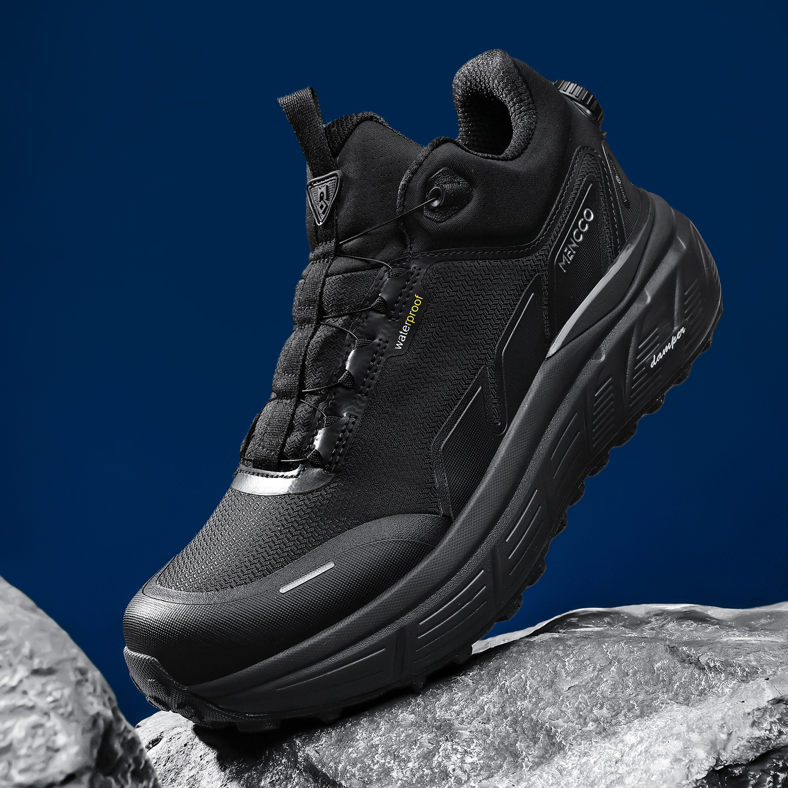 户外冬季防水越野跑鞋外贸断码MD