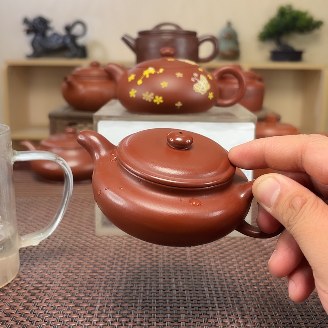 你***银茶壶紫砂微瑕处理