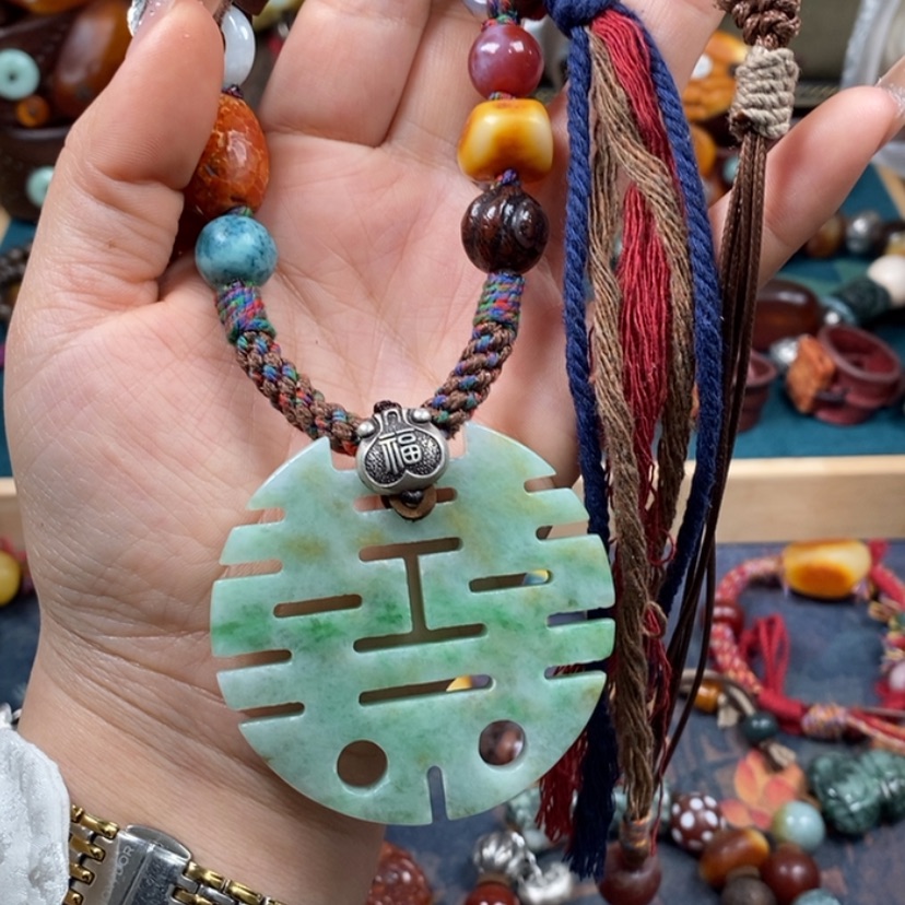 【闪购商品】翡翠颈饰未镶嵌项链