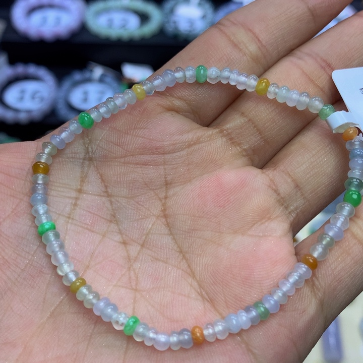 翡翠手链未镶嵌翡翠3+