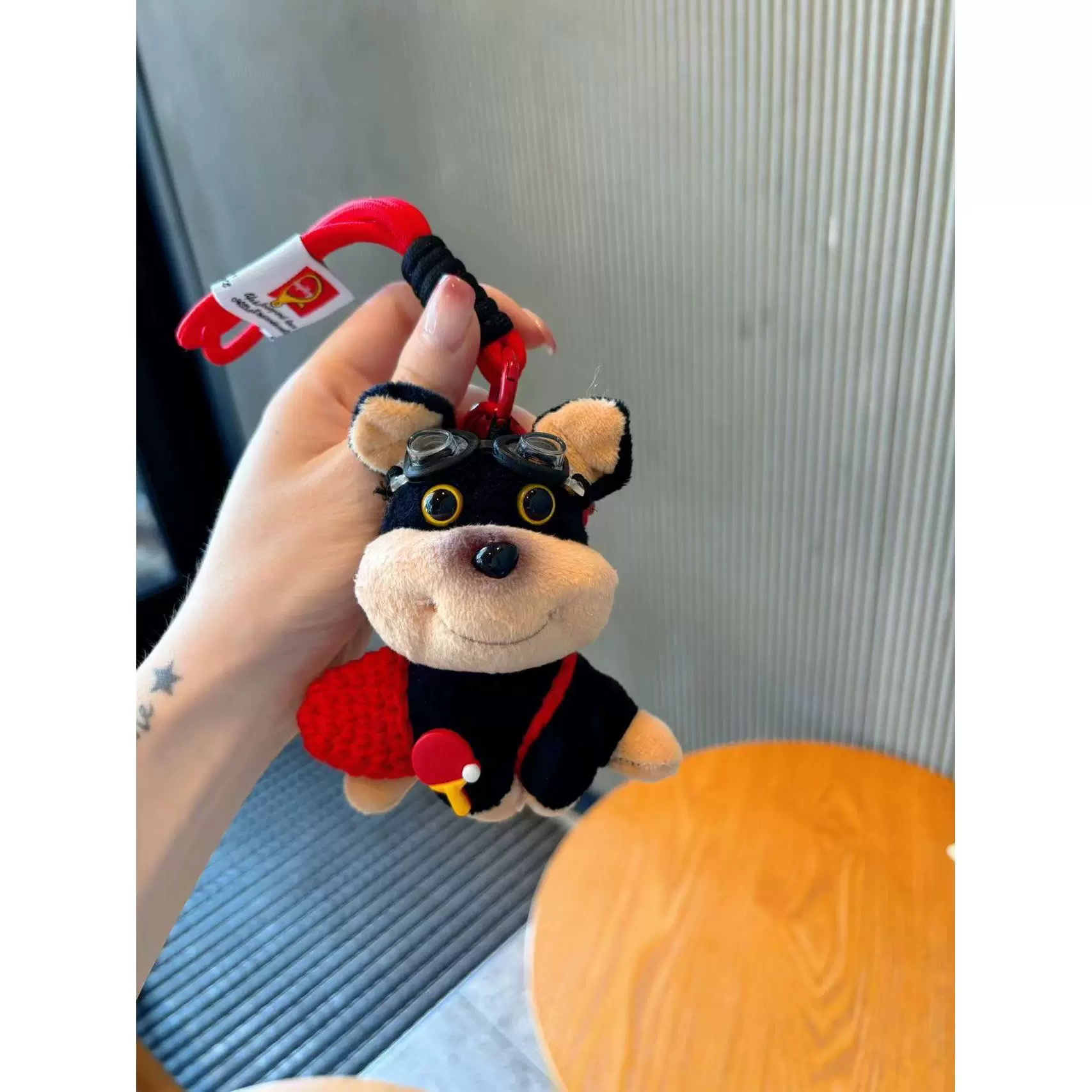 【新疆包邮】乒乓球蜜蜂狗挂件包包挂件手机挂件