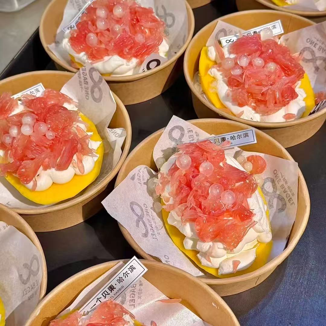 顺丰冷链【爆火固体版杨枝甘露】冰沙冷萃酸奶芒果西柚新鲜低温蛋糕