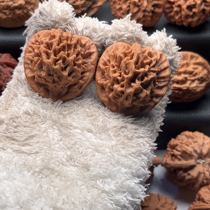 把***歪把件文玩核桃秦闷