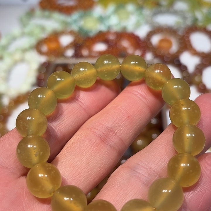 未镶嵌蛇纹石玉手串