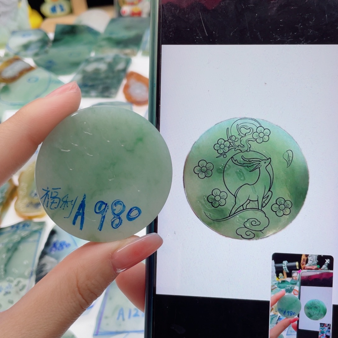 定制翡翠未镶嵌纯天然缅甸A货翡翠