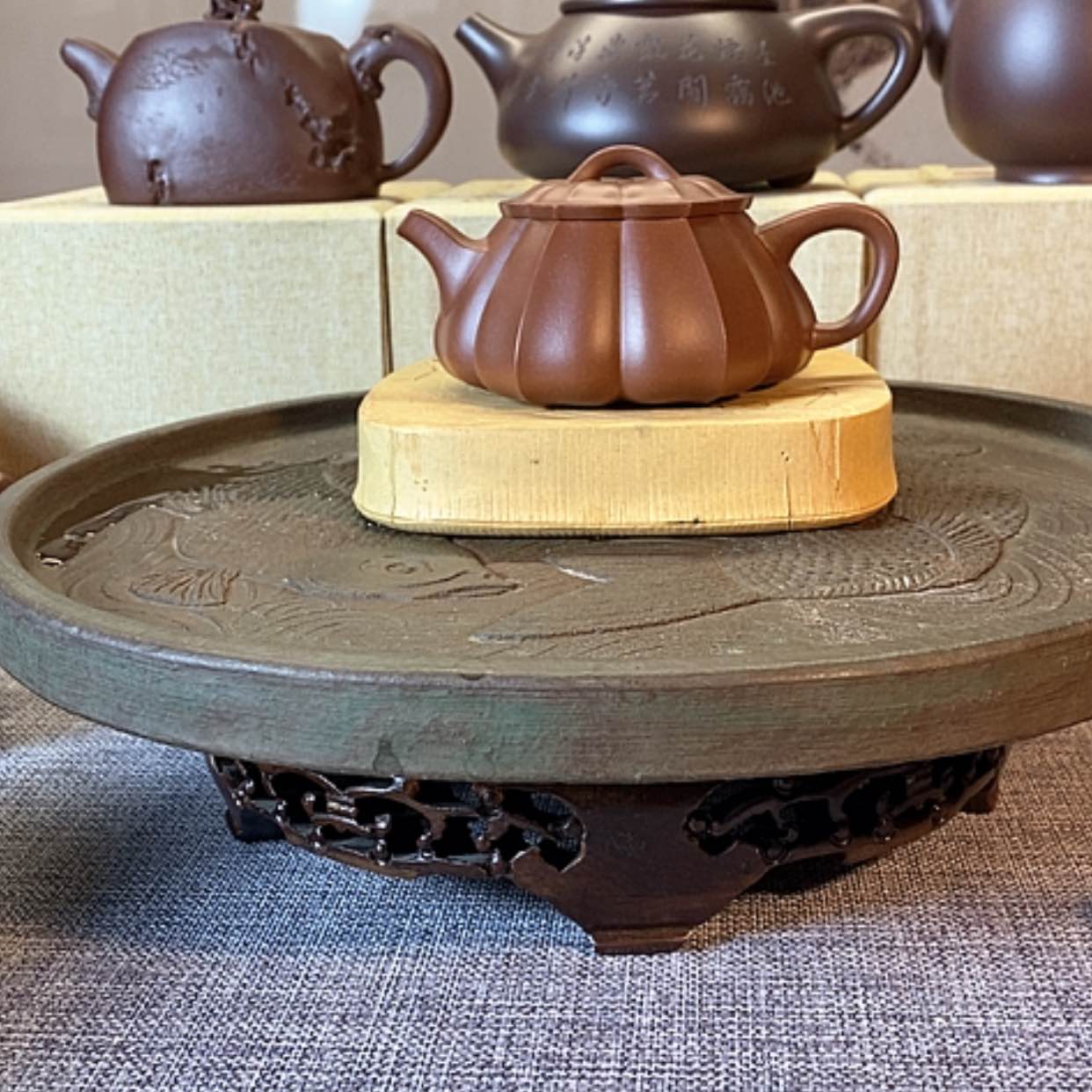 【闪购商品】紫砂茶壶尘*@宜兴紫砂壶收藏