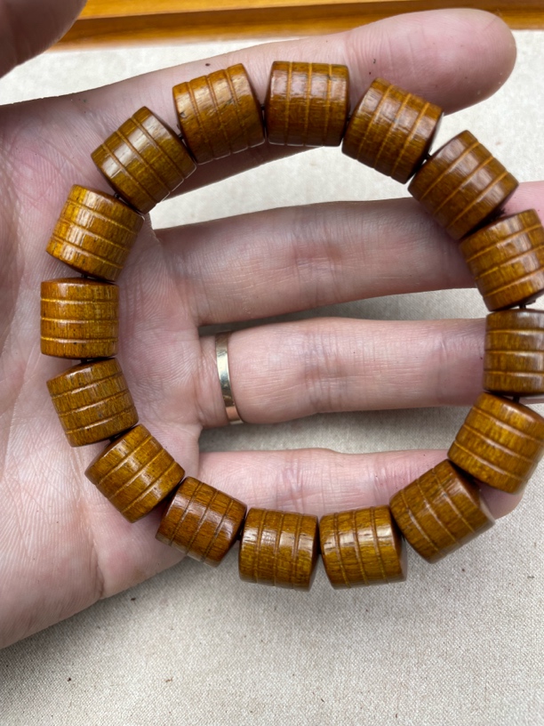 沉香木串文玩老料 5号