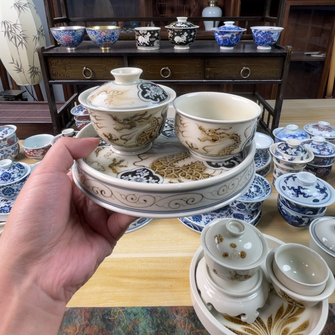 景德镇手工手绘茶具