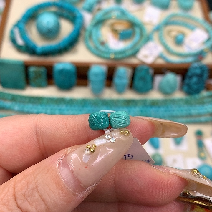 绿松石挂件未镶嵌