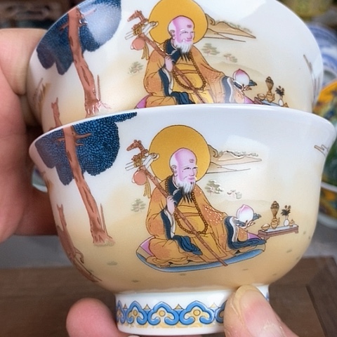 景德镇陶瓷藏式茶碗