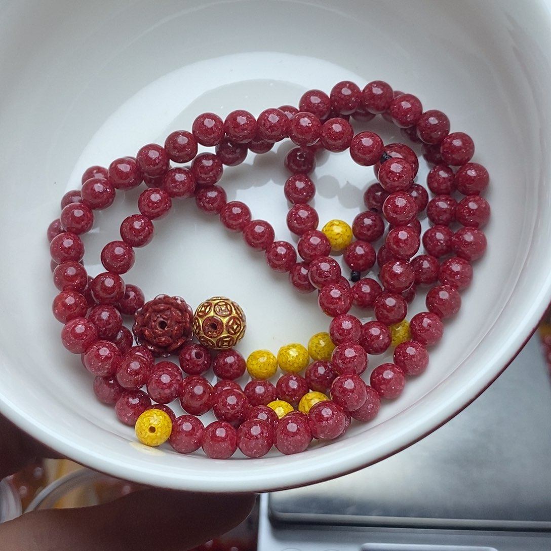 天然辰砂温**静玉化6✖️108