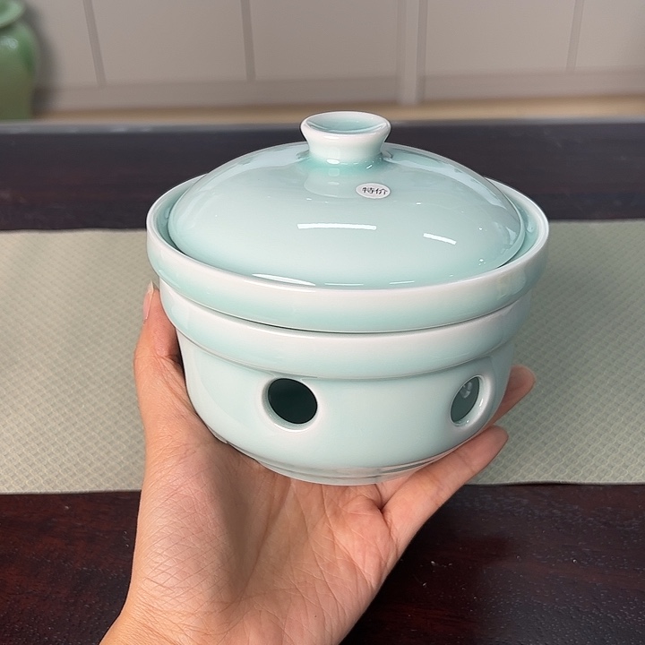 龙泉云间青瓷小米茶器