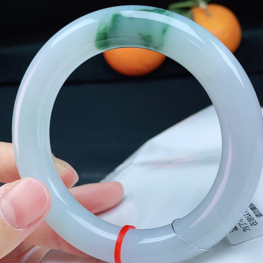 翡翠手镯未镶嵌58胖