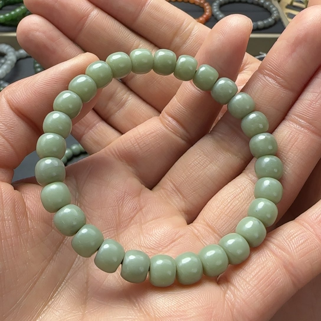 和田玉手链未镶嵌