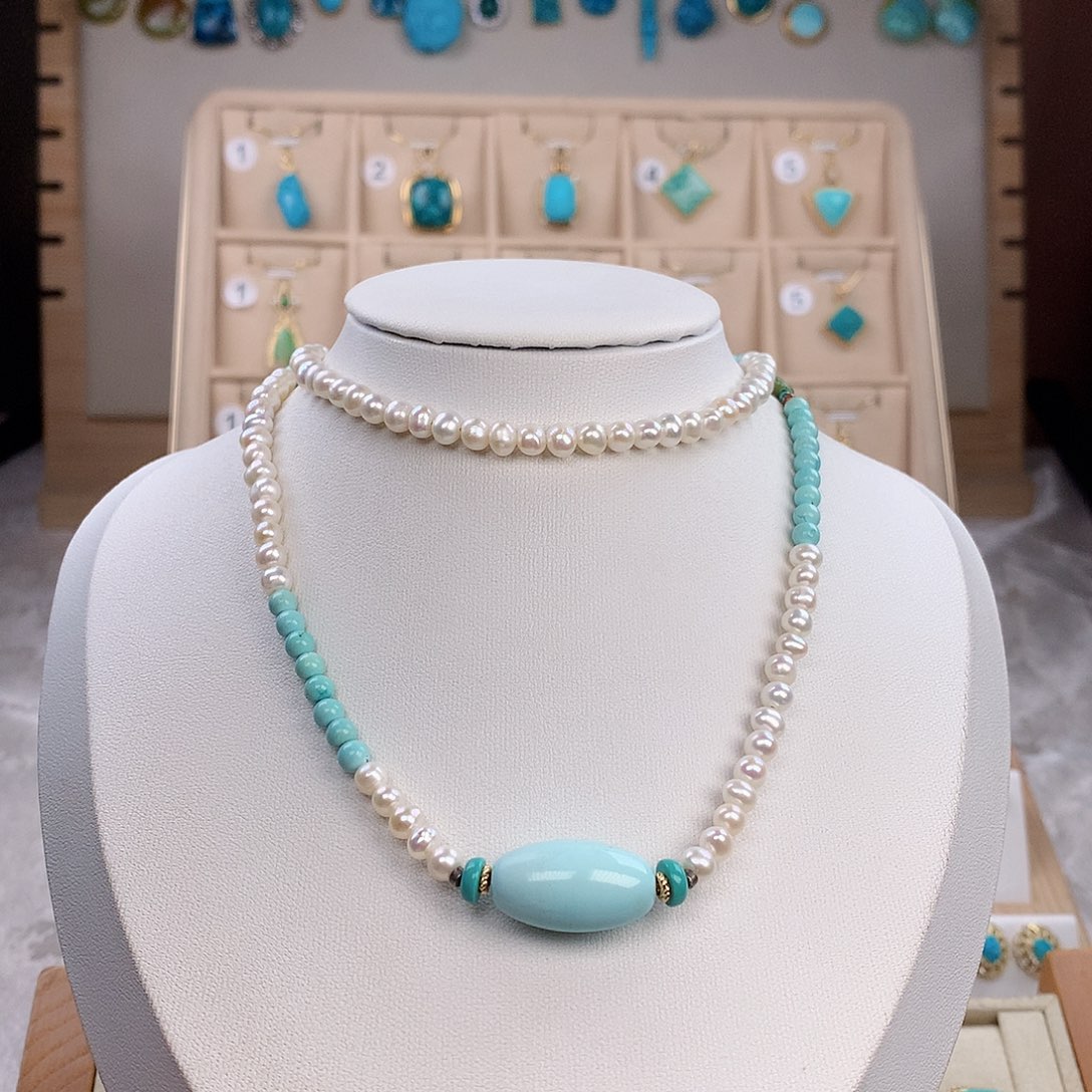 绿松石颈饰未镶嵌