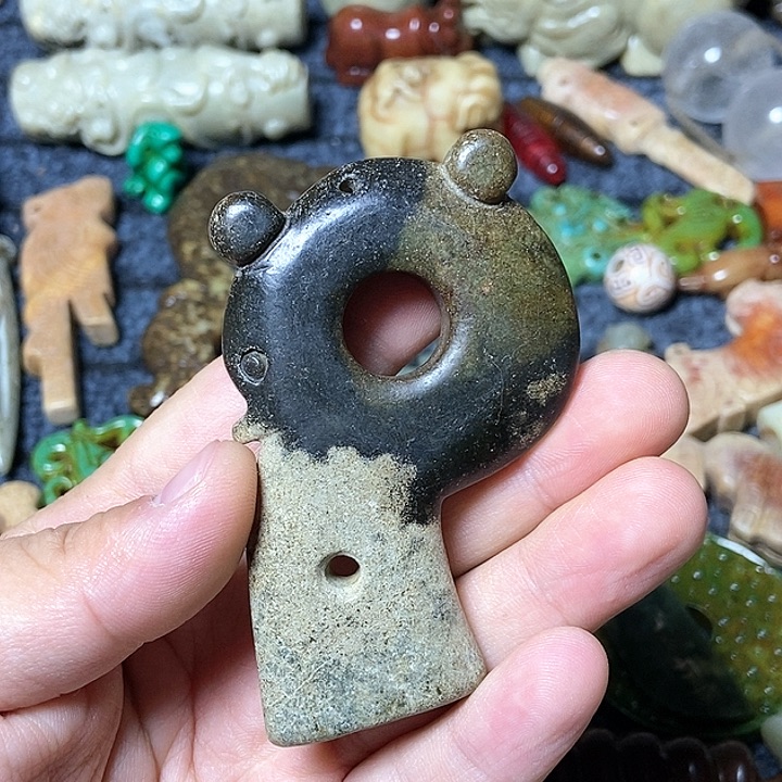 和田玉未镶嵌颈饰129