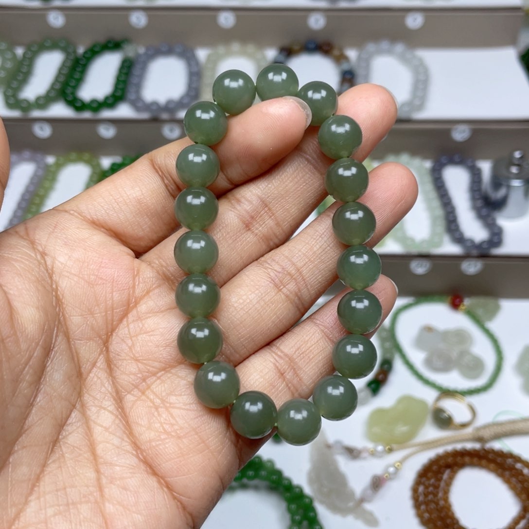 和田玉手链未镶嵌