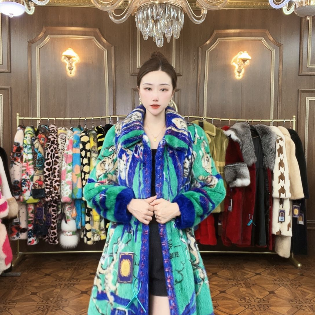 貂皮大衣时尚潮流