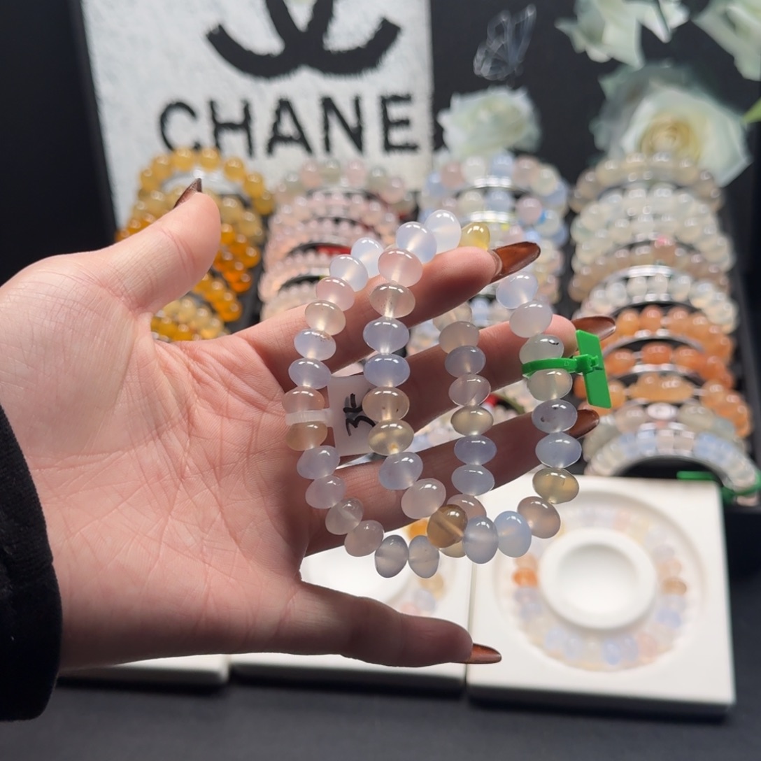 玛瑙/玉髓合金手链