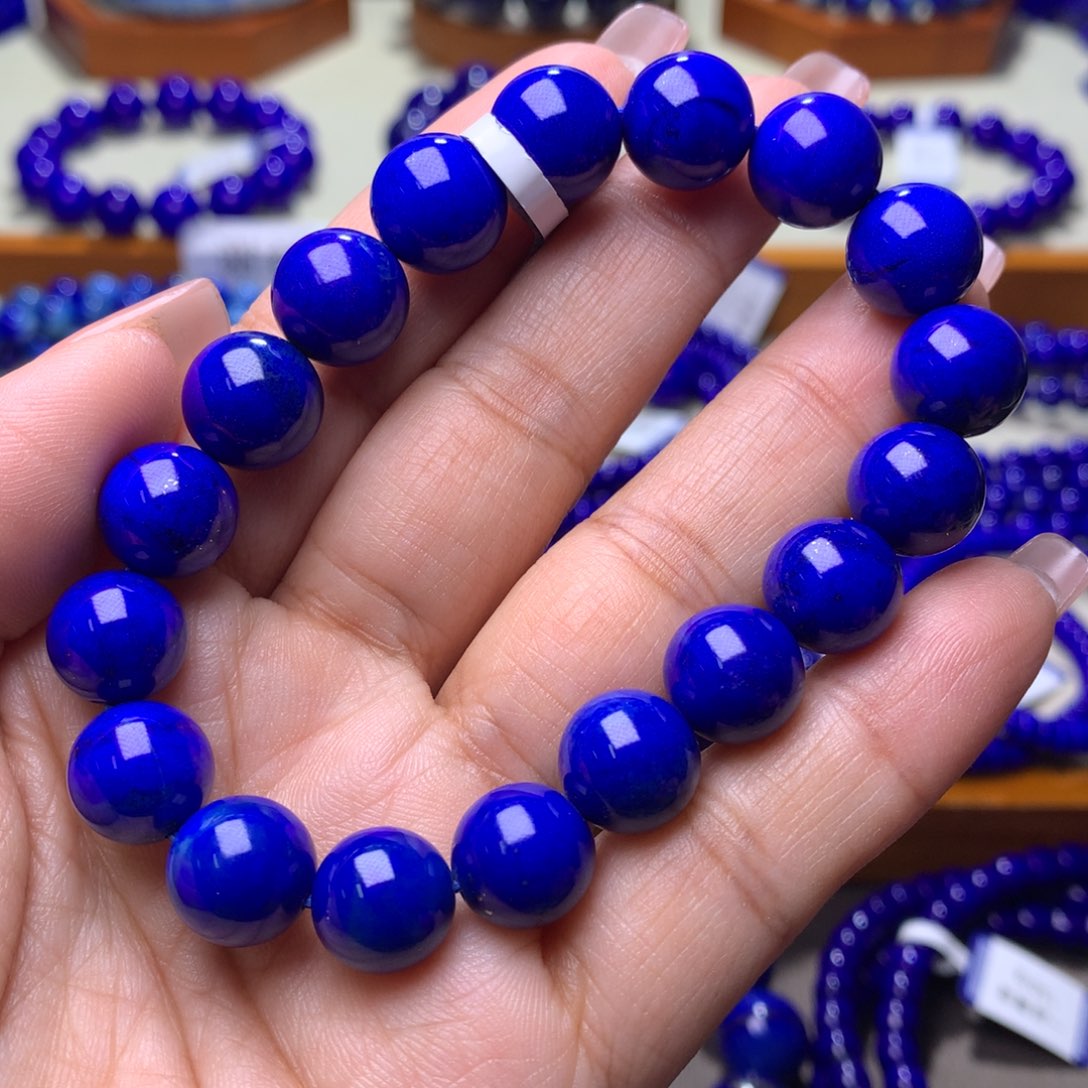 青金石手链未镶嵌11m