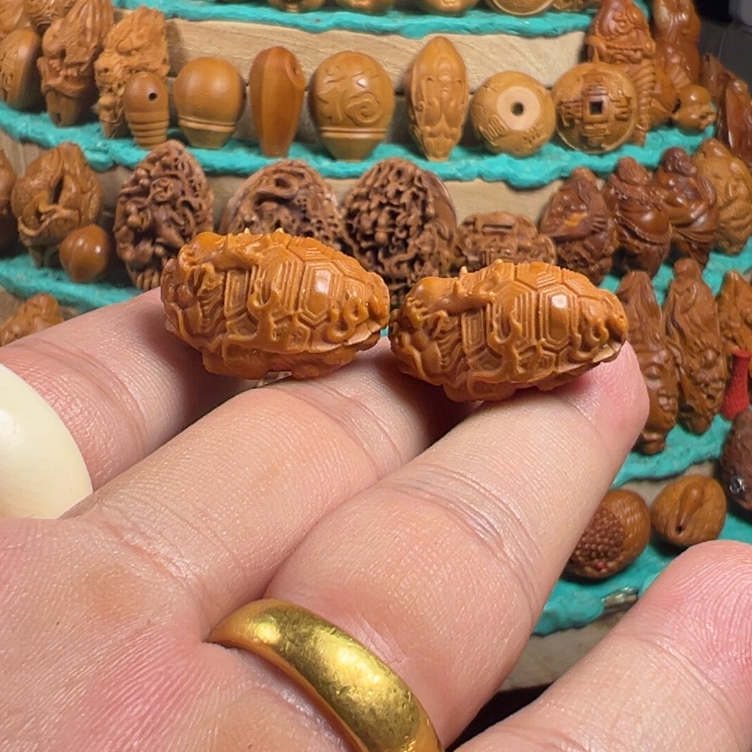 手串/手链橄榄核龙龟一对