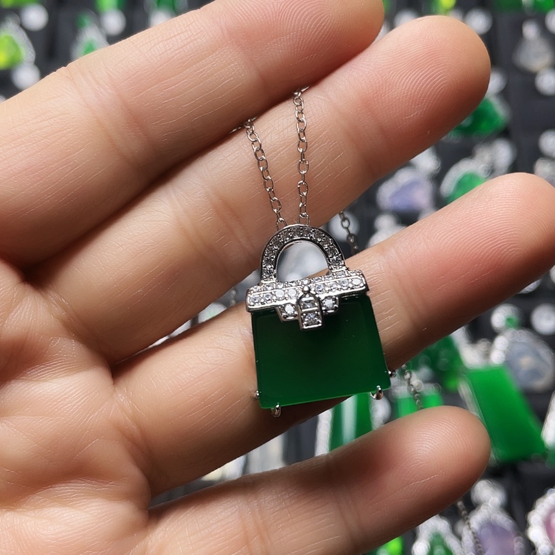 玛瑙/玉髓合金颈饰