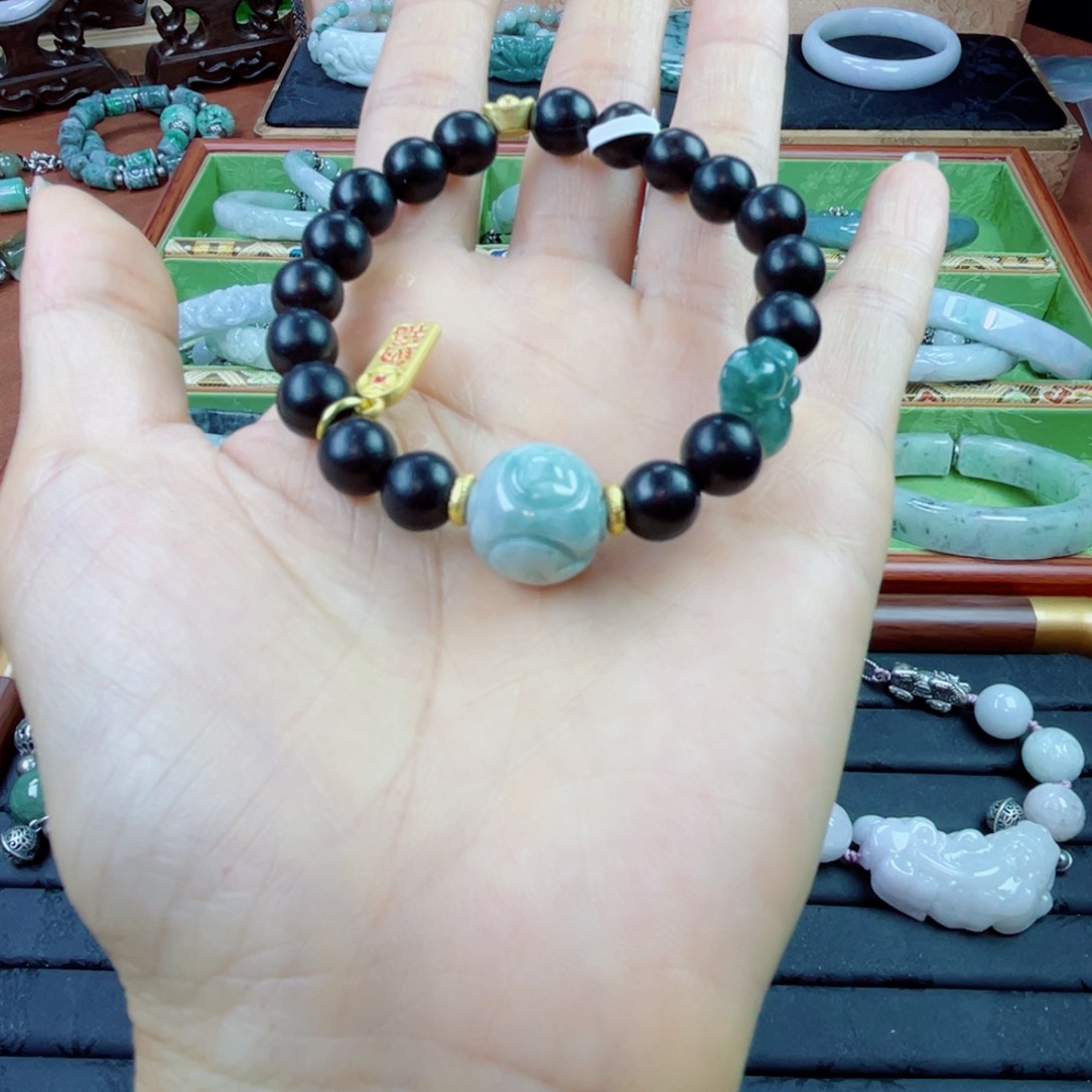 未镶嵌手链翡翠手链