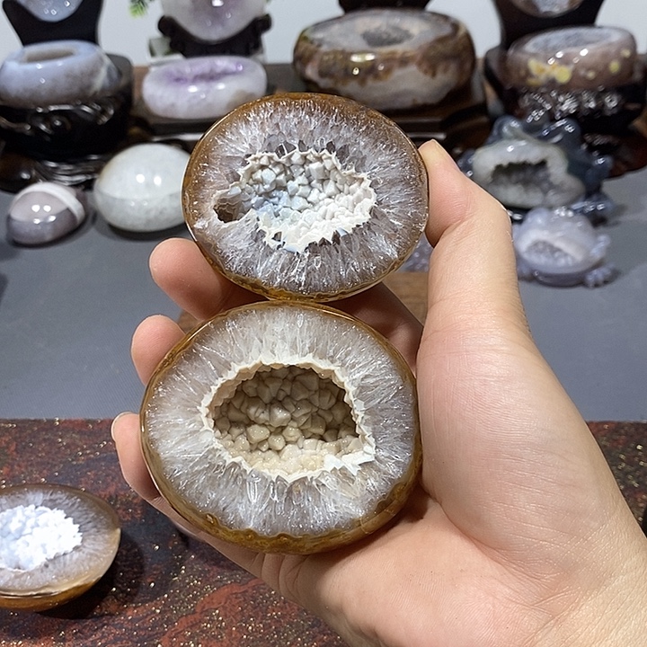 水晶摆件未镶嵌聚宝盆
