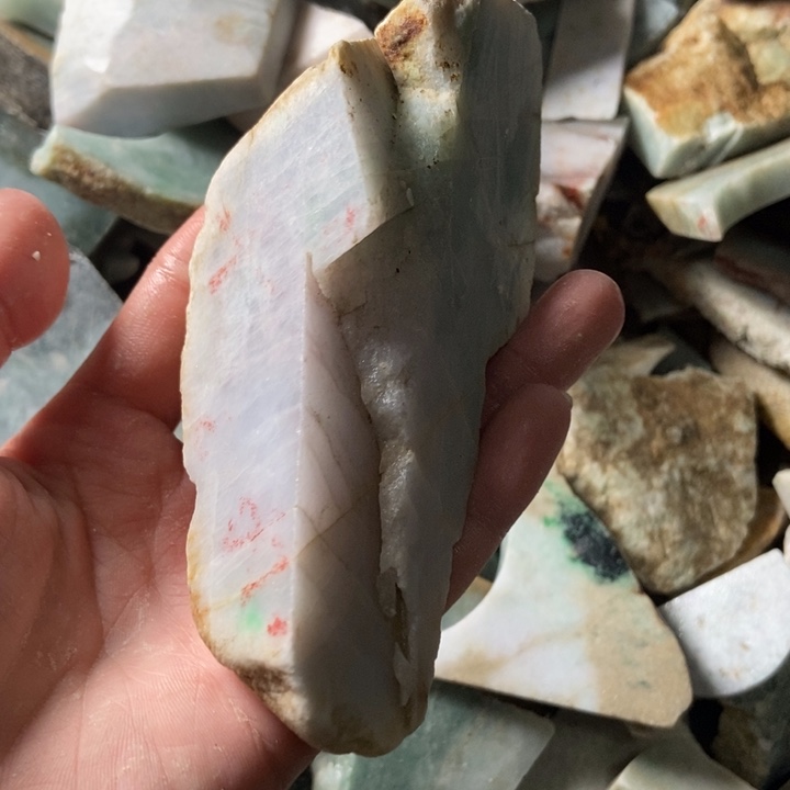 翡翠颈饰未镶嵌天然植物