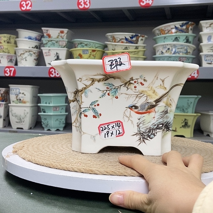 汤***瑞紫砂紫砂花盆2121