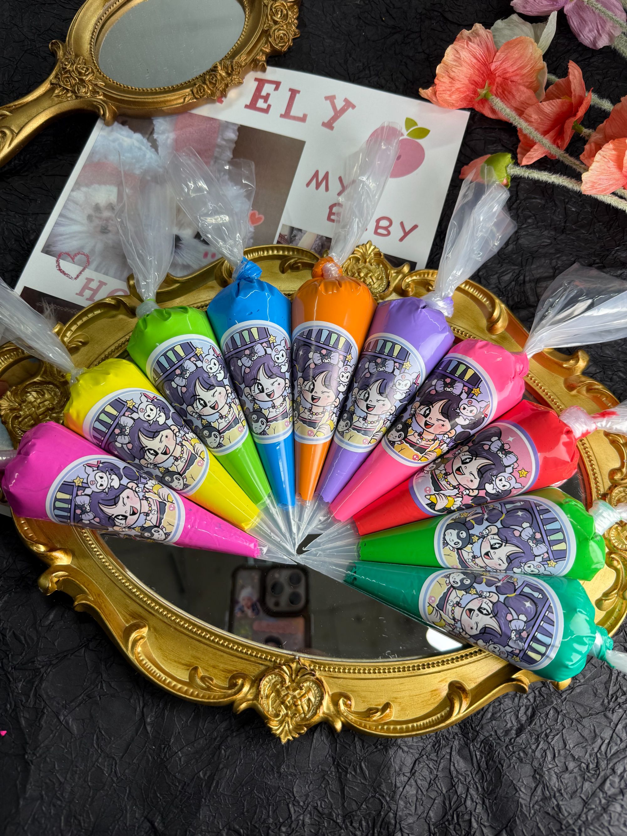 奶油胶套系防冻袋装100克DIY手机壳材料马卡龙色系巧克力食玩套装