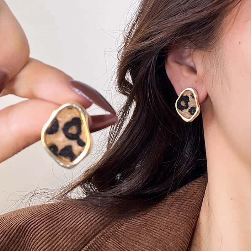 铜合金树脂耳饰 仟伊合金106A 高端大气时尚简约百搭耳饰